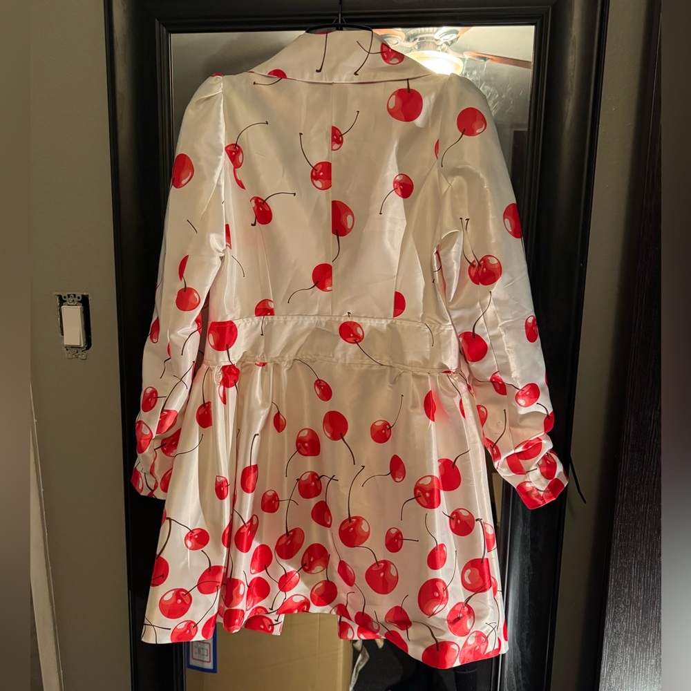 Cherry On Top Trench Coat - Picture 8 of 9